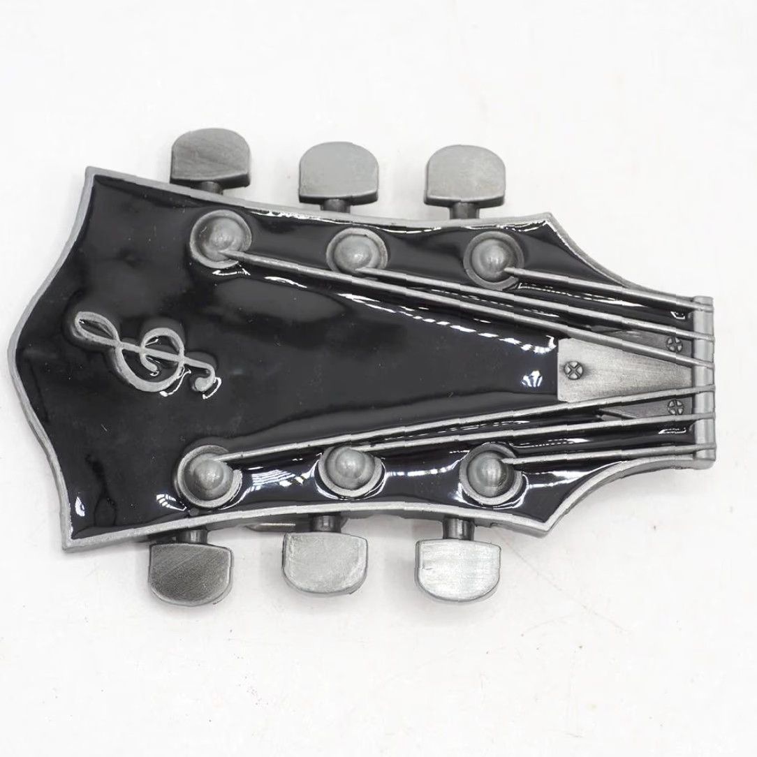 Vintage Guitar Head Belt Buckle Size ONE SIZE - 2 Thumbnail