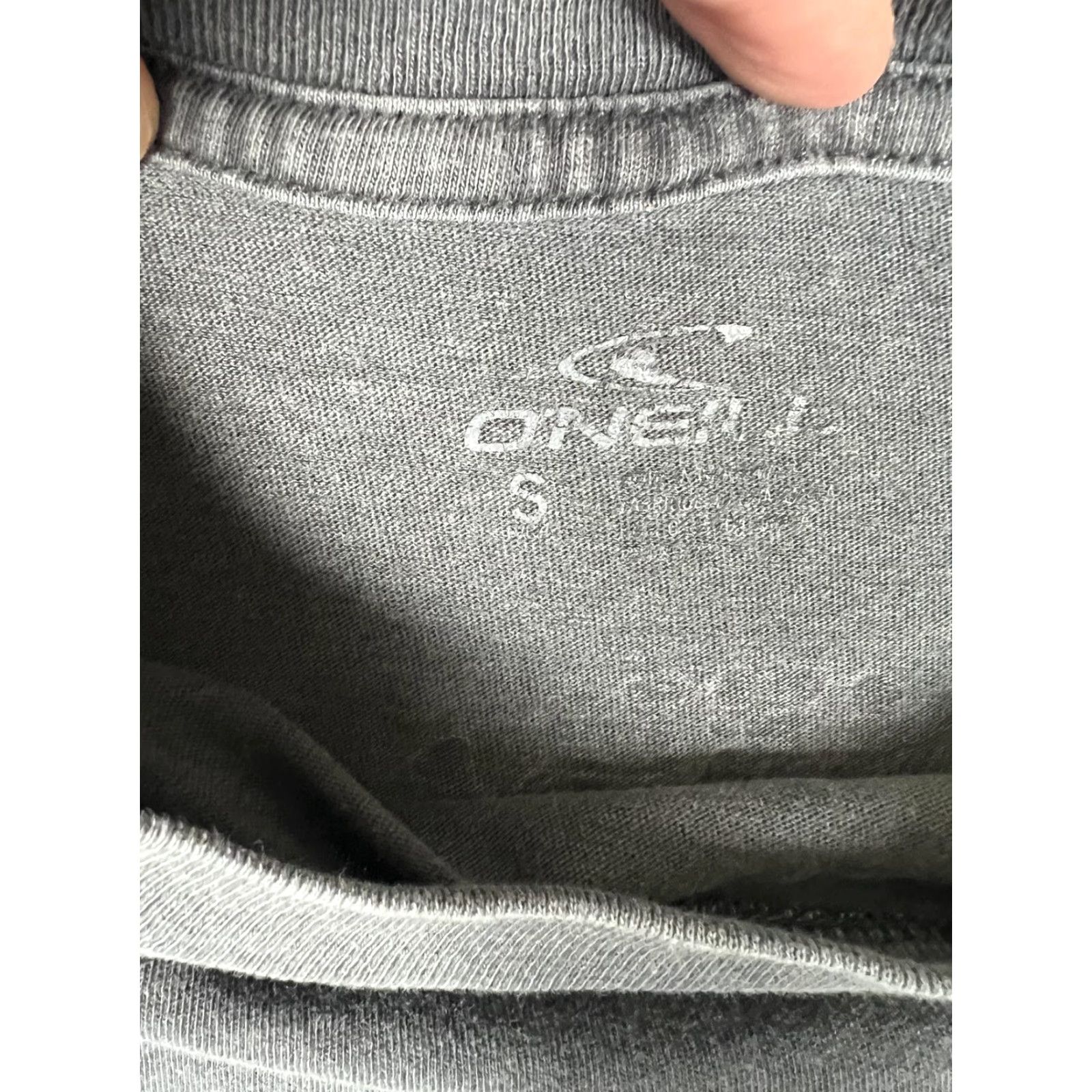 O'Neill O'Neill T-Shirt Womens Small Gray Cropped Floral Boho Peace Snake Graphic Crew Neck Short Sleeve XSmall? Size S / US 4 / IT 40 - 6 Thumbnail