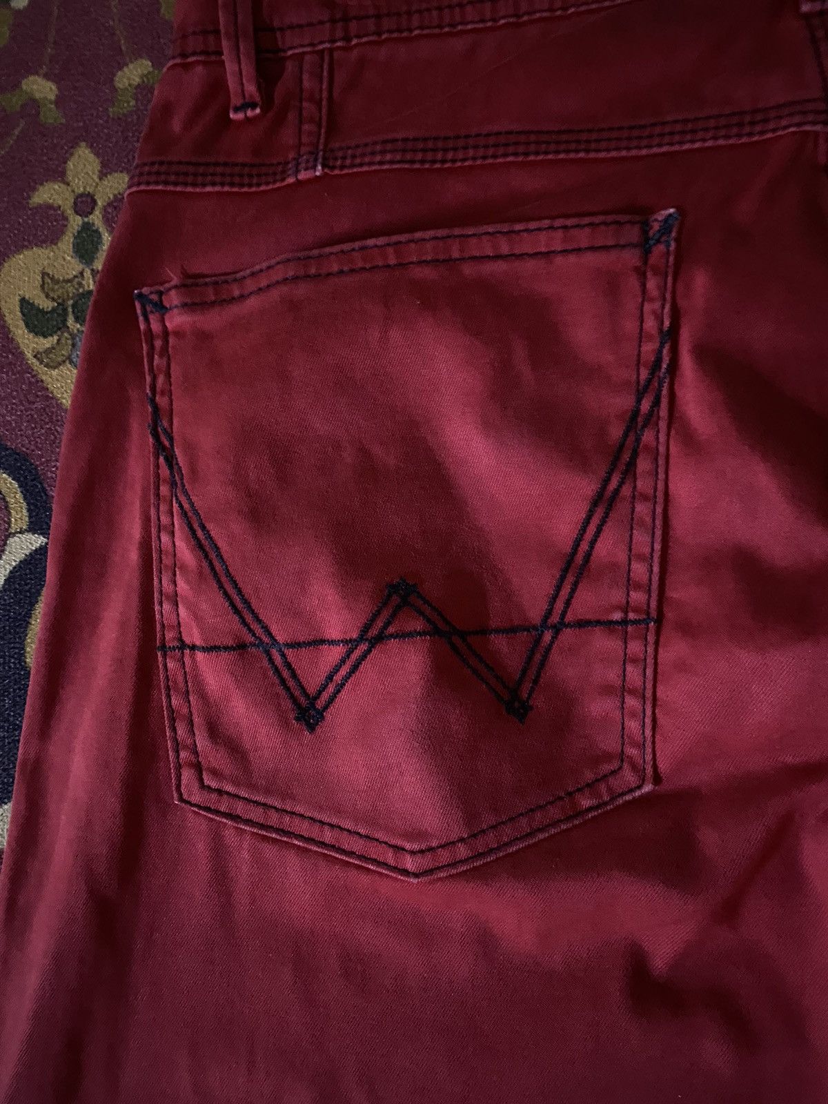 Japanese Brand 🔥RARE🔥🔥Vintage Wrangler Punk Design Style Size US 30 / EU 46 - 4 Thumbnail