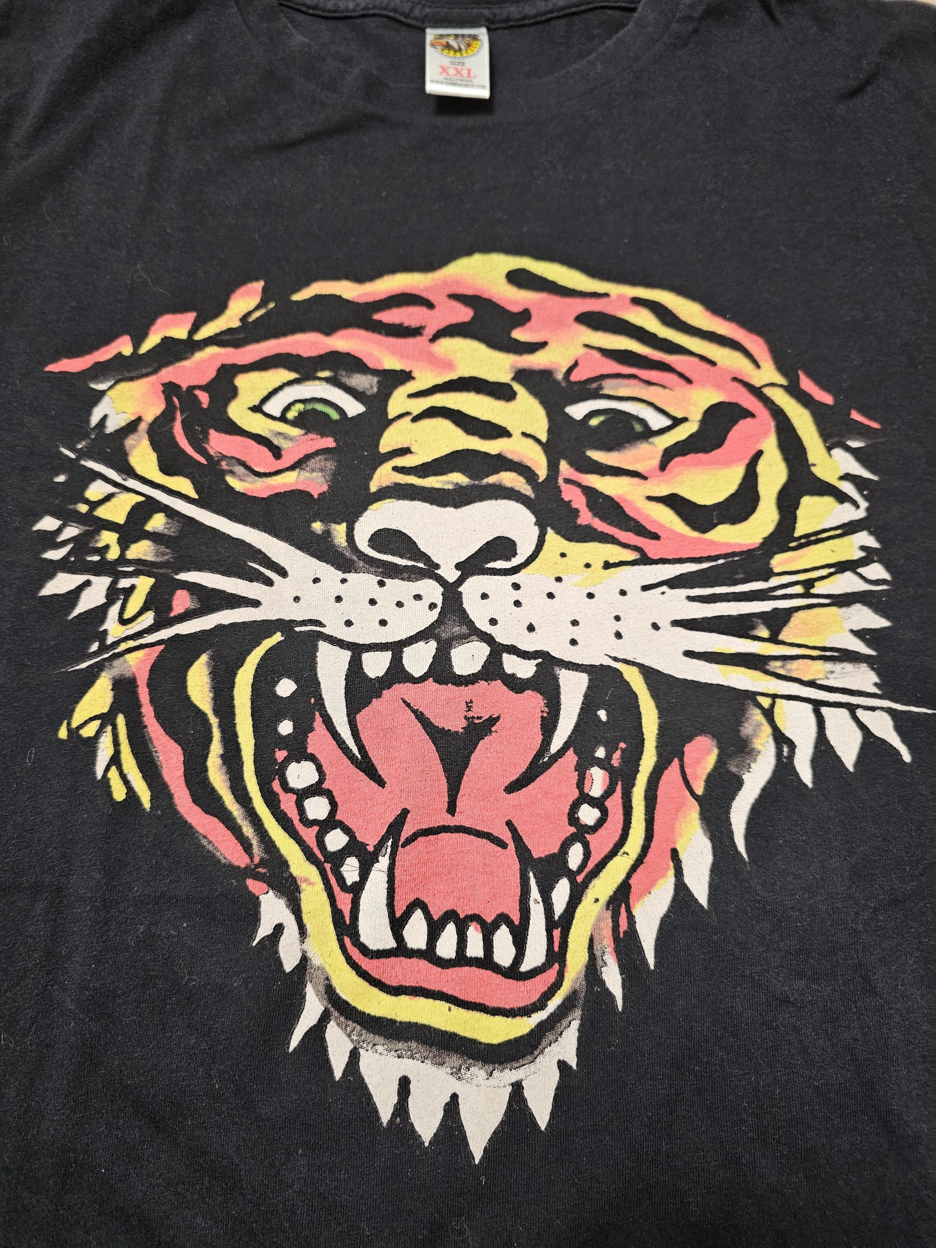 Christian Audigier × Ed Hardy × Vintage ED HARDY BY CHRISTIAN AUDIGIER SHIRT LONG 90s LONGSLEEVE Size US XXL / EU 58 / 5 - 3 Thumbnail