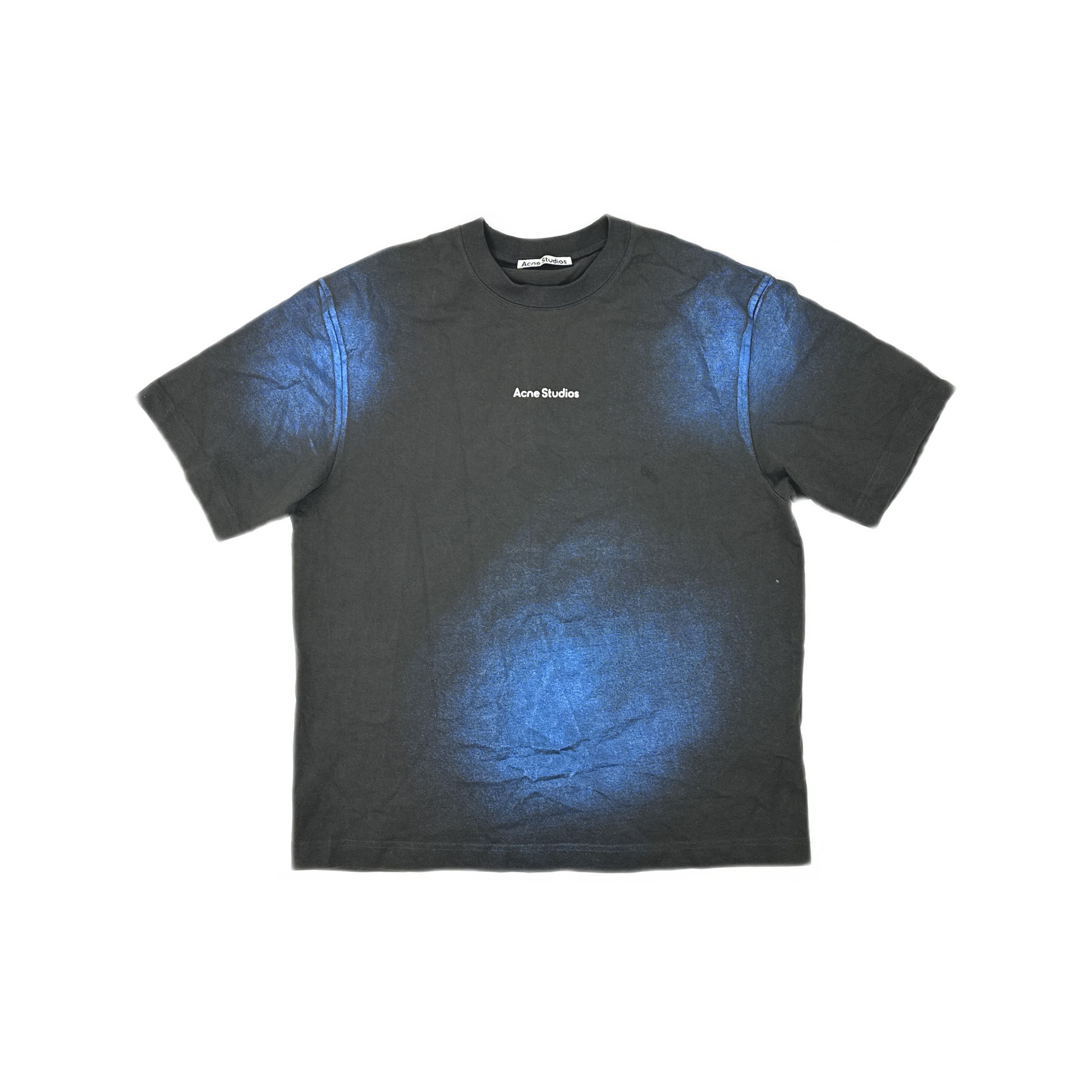 Acne Studios Acne Studios Blue Spray Effect T-Shirt Size M Size US M / EU 48-50 / 2 - 1 Thumbnail