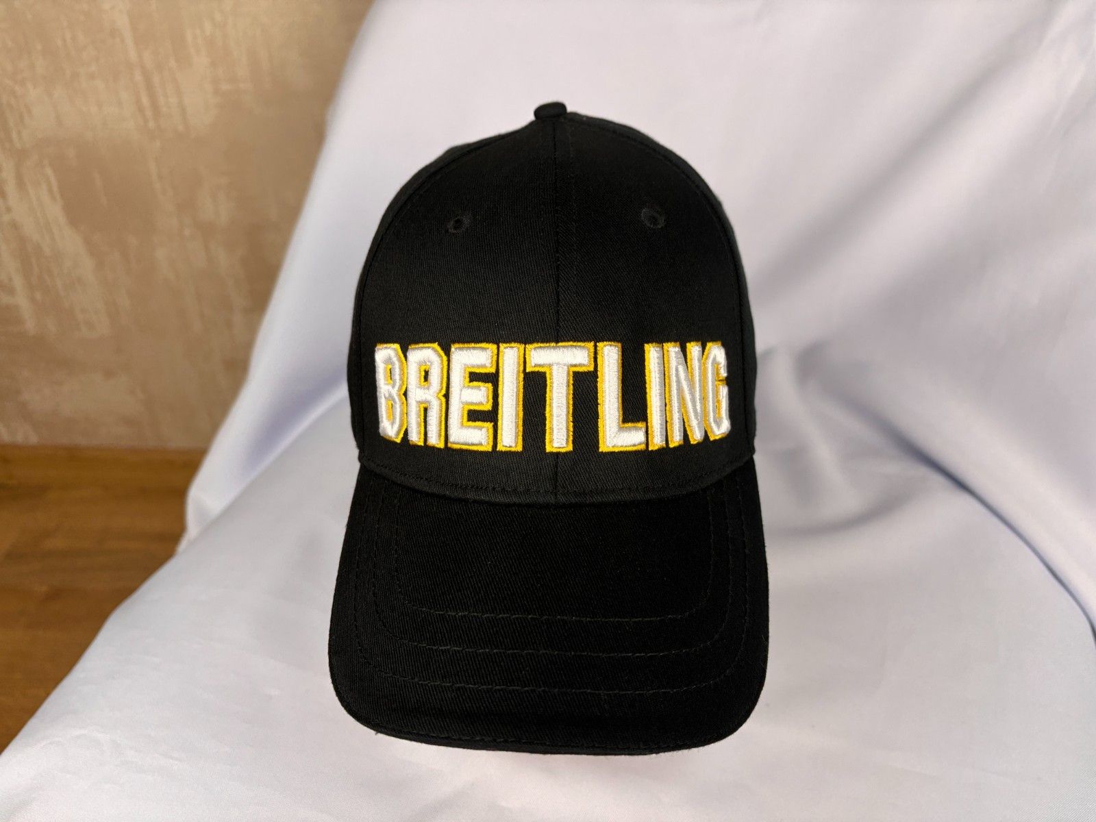 Breitling Mint! Breitling Watch Swiss Big Logo Cotton Cap Hat One Size Size ONE SIZE - 1 Thumbnail
