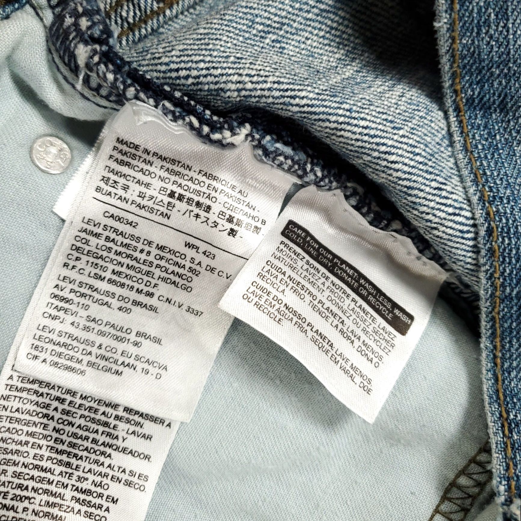 Levi's Levis Jeans Mens 42x30 559 Relaxed Fit Straight Leg Cotton Denim Blue 559 Levi’s 500 Series Jeans Mens Regular 42x30 Pants Vintage No Size US 42 / EU 58 - 7 Thumbnail