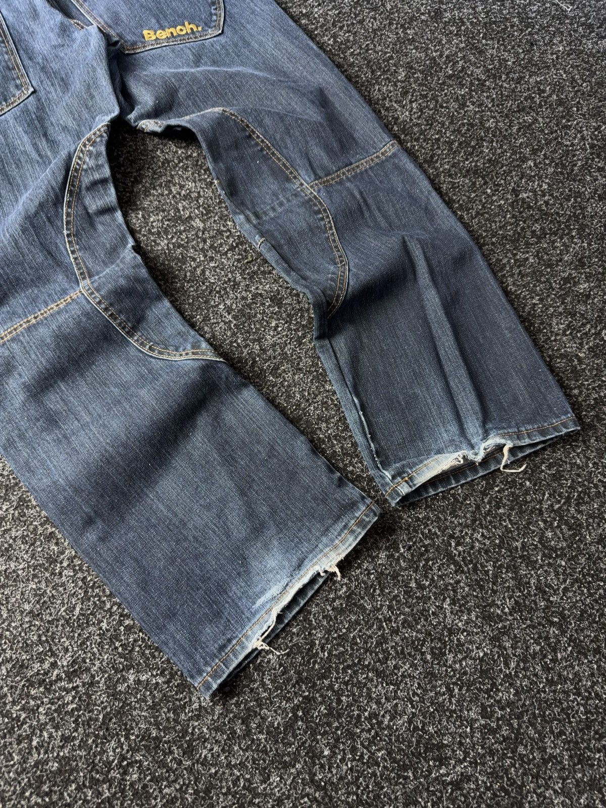 Bench Vintage 90s Retro Baggy Distressed Y2K Denim pants jeans Size US 34 / EU 50 - 12 Thumbnail