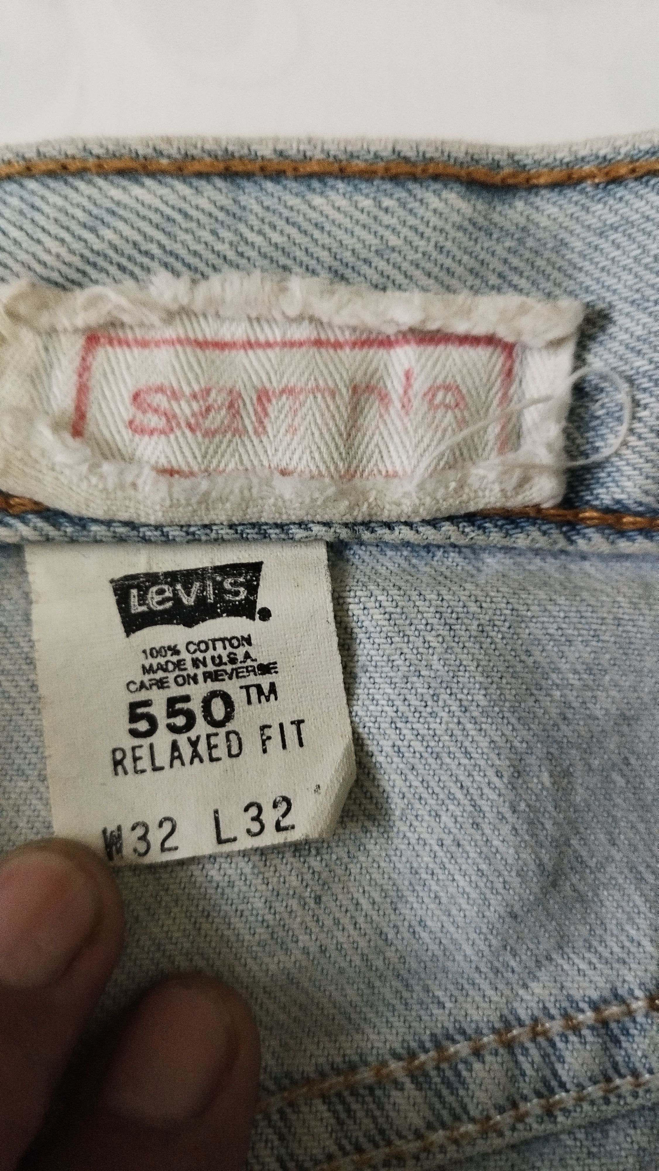 Levi's × Vintage Levi's 550 distressed cobain Size US 32 / EU 48 - 7 Thumbnail