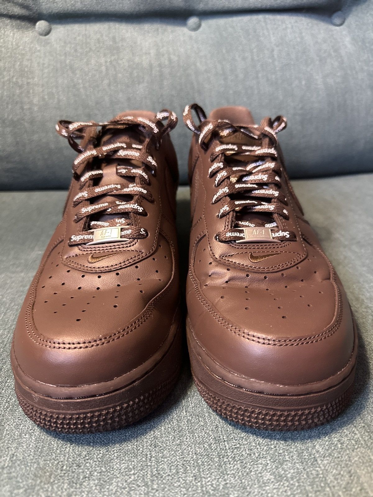 Nike × Supreme Supreme Air Force One Size 12 NEVER WORN, no box Size US 12 / EU 45 - 4 Thumbnail