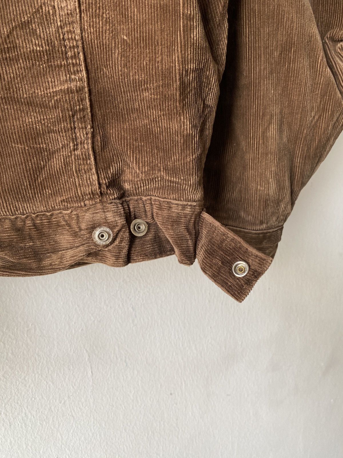 Big John × Vintage 1990s - Vintage Big John Corduroy Sherpa Lining Jacket Size US M / EU 48-50 / 2 - 16 Thumbnail