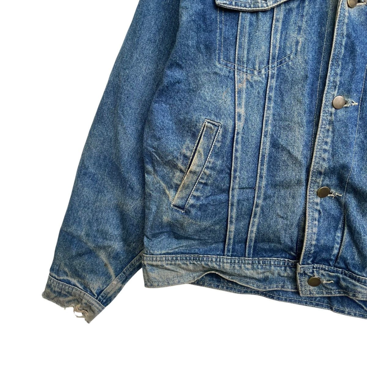 Japanese Brand × Vintage 💥Vintage 90s Shootle Denim Trucker Jacket Size US L / EU 52-54 / 3 - 5 Thumbnail