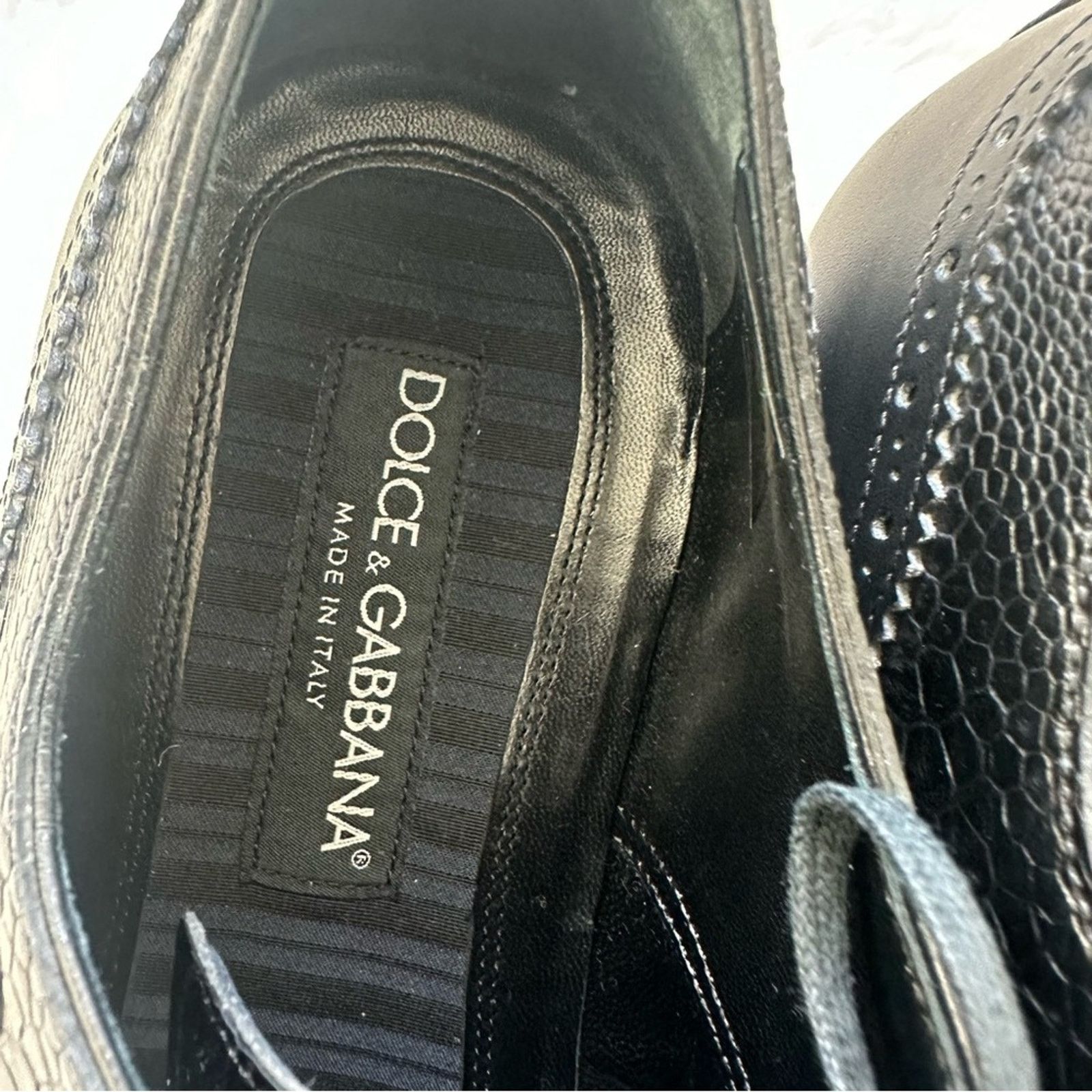 Dolce & Gabbana NEW!!! Dolce&Gabbana mens shoes size 8 US Retail 1950$ Size US 8 / EU 41 - 2 Thumbnail