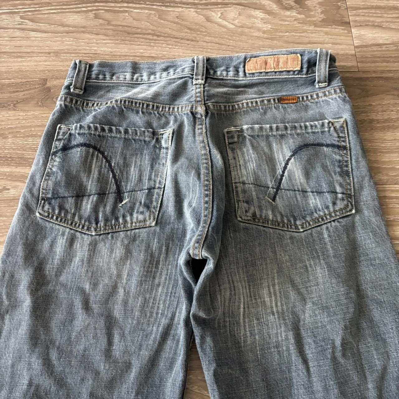 Vintage Crazy Vintage Y2K/2000s Grunge Faded Dark Wash Denim Jeans! 29x30 Size US 29 - 7 Thumbnail