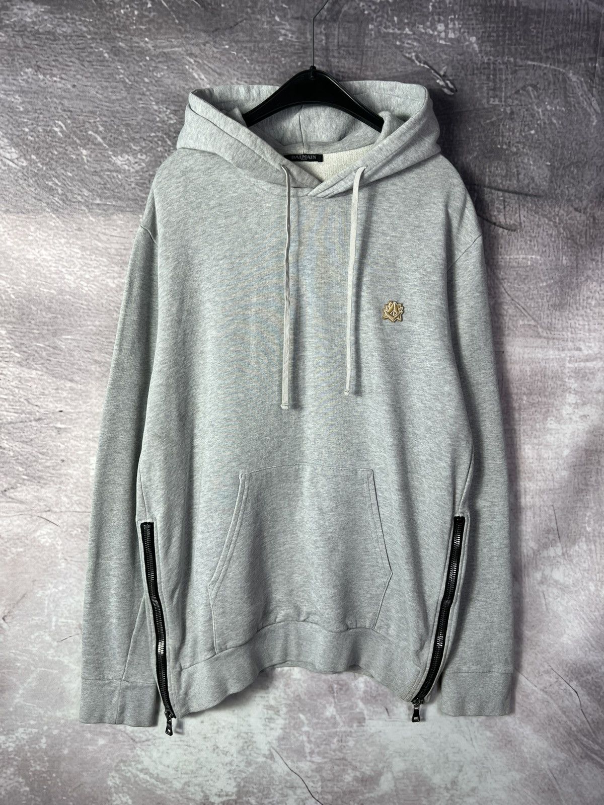 Balmain Balmain By Olivier Rousteing Double Side Zip Luxury Hoodie Size US L / EU 52-54 / 3 - 3 Thumbnail