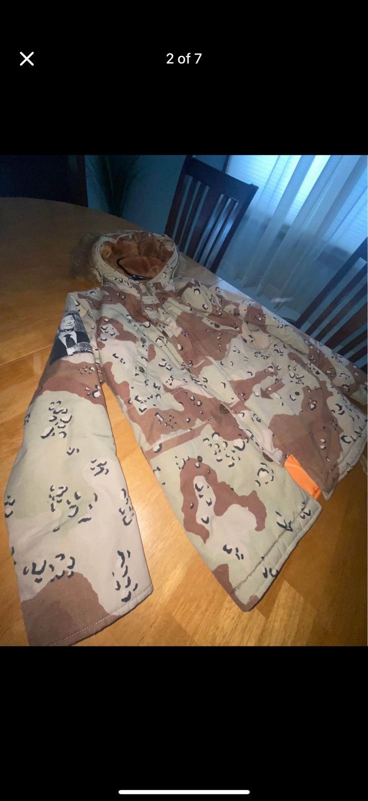 Supreme Supreme Cotton Ripstop N-3B Parka ‘Desert Camo’ Size US S / EU 44-46 / 1 - 2 Thumbnail