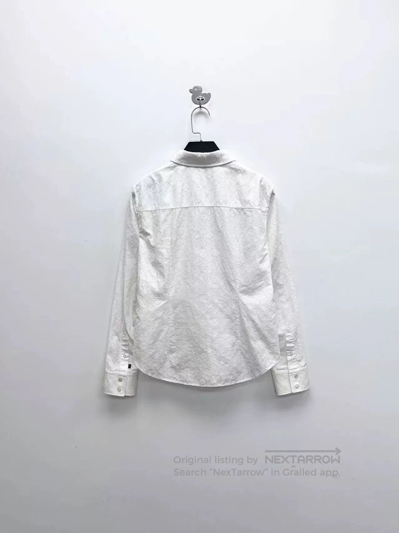 Louis Vuitton louis vuitton white logo shirt jacket. Size US M / EU 48-50 / 2 - 2 Thumbnail