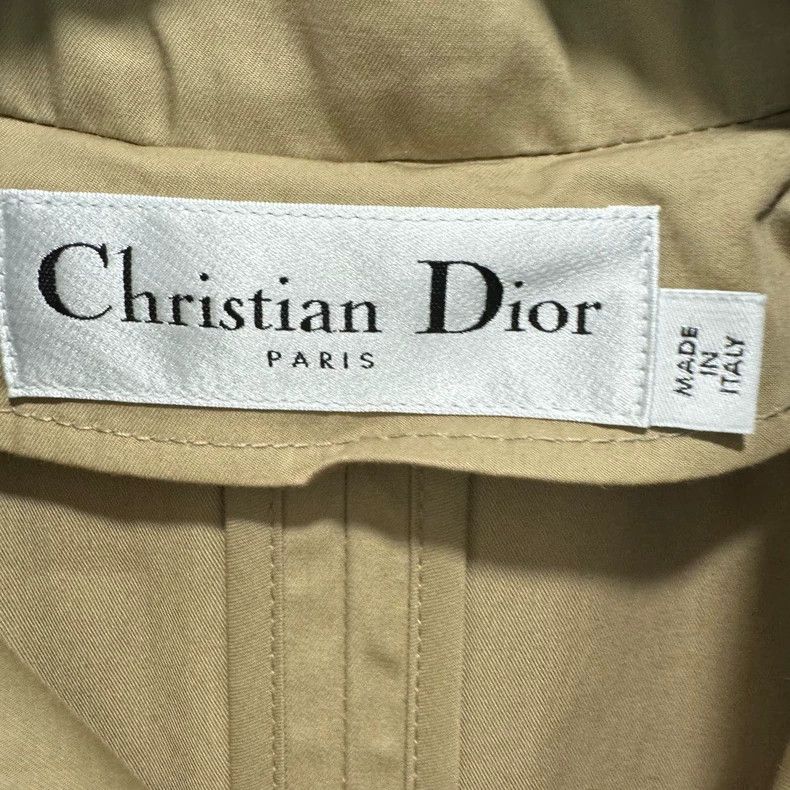 Dior Dior Size 34 Khaki double-breasted waist-tight windbreaker Size US XS / EU 42 / 0 - 3 Thumbnail