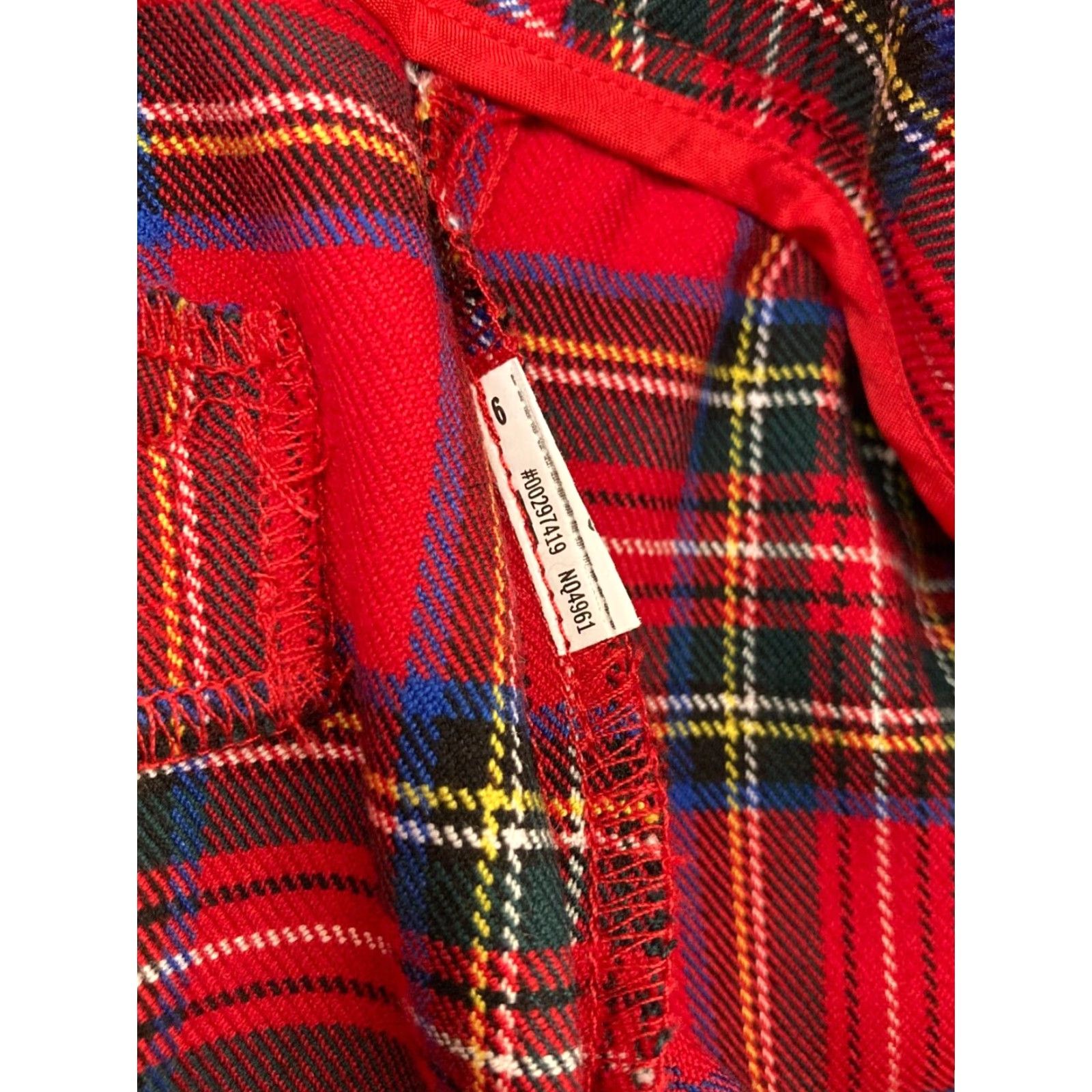 Forever 21 FOREVER 21 Disney Mens Pants Small Tartan Plaid Mickey Mouse Patch Pockets Size US 29 - 5 Thumbnail