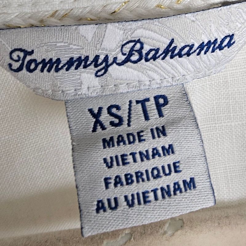 Tommy Bahama Tommy Bahama Womens White Linen Tunic Sz XS Coastal Grandma Size XS / US 0-2 / IT 36-38 - 6 Thumbnail