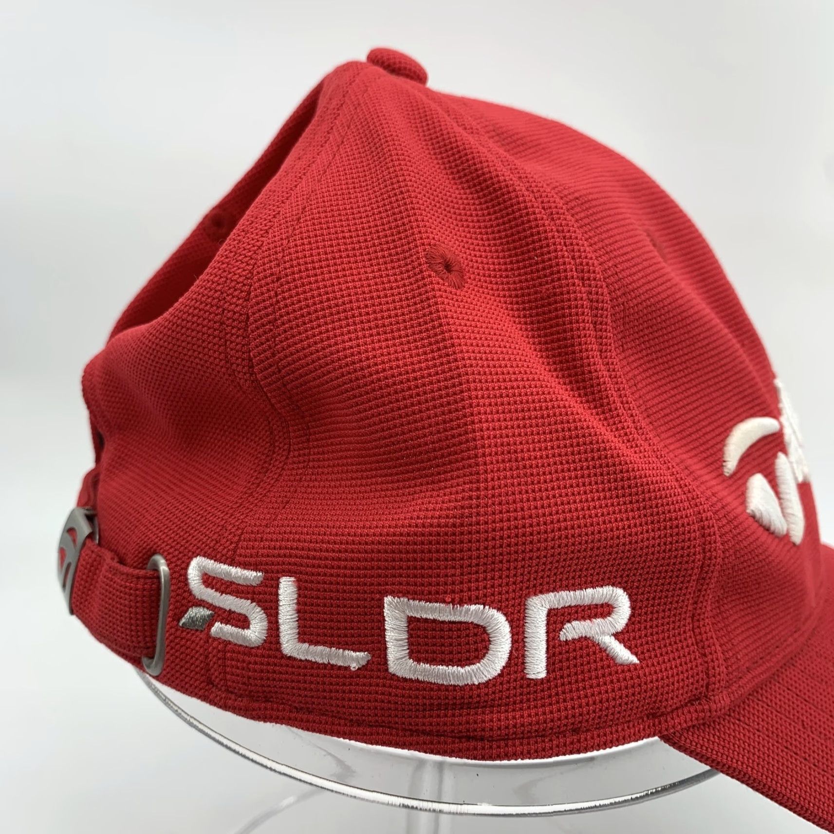 TaylorMade TaylorMade Hat Cap Strap Back Mens Red Tour Preferred SLDR Golf One Size Logo Size ONE SIZE - 4 Thumbnail