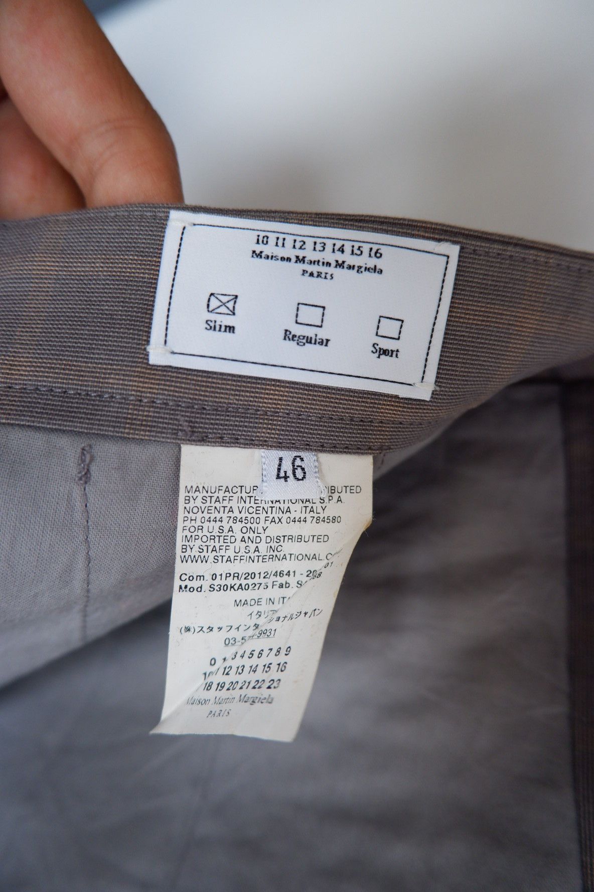 Maison Margiela FW/12 Maison Margiela Plaid Slim Pants Size US 32 / EU 48 - 6 Thumbnail