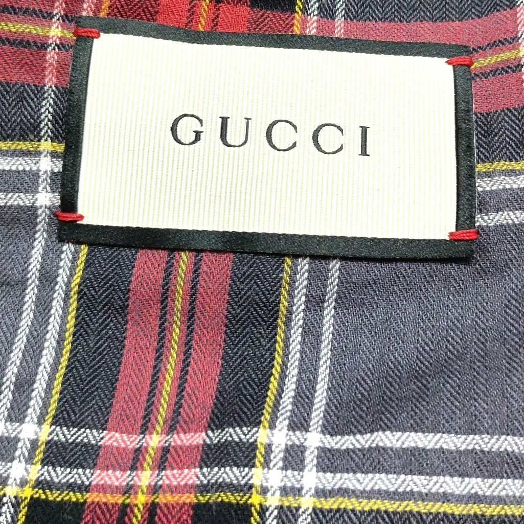 Gucci Gucci Sticker Oversized Denim Jacket 44 Size US S / EU 44-46 / 1 - 4 Thumbnail