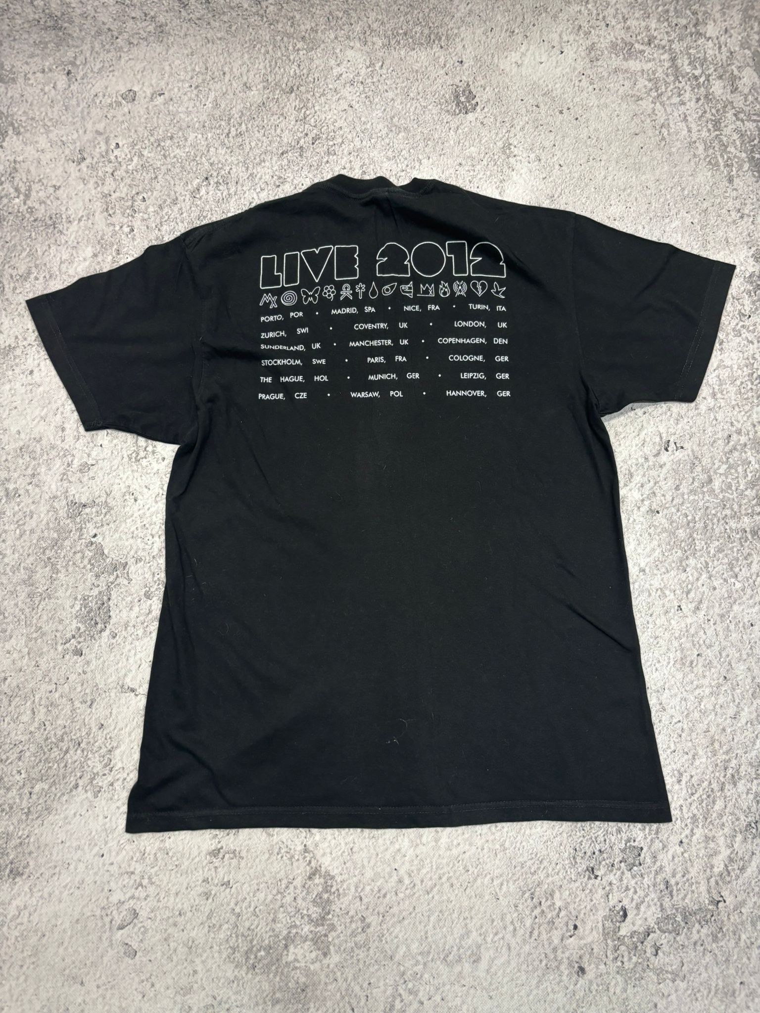 Band Tees Koszulka Coldplay live 2012 T-shirt Size US L / EU 52-54 / 3 - 3 Thumbnail