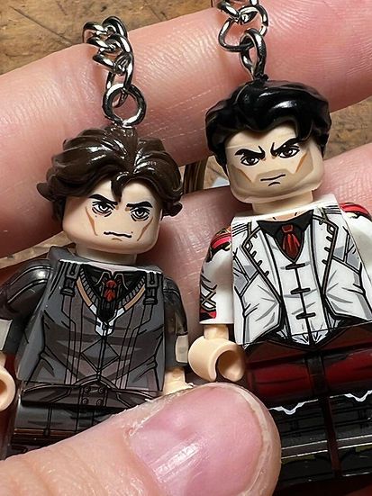 Cartoon Network × Handmade irritated studio arcane viktor jayce minifigure keychain Size ONE SIZE - 6 Thumbnail