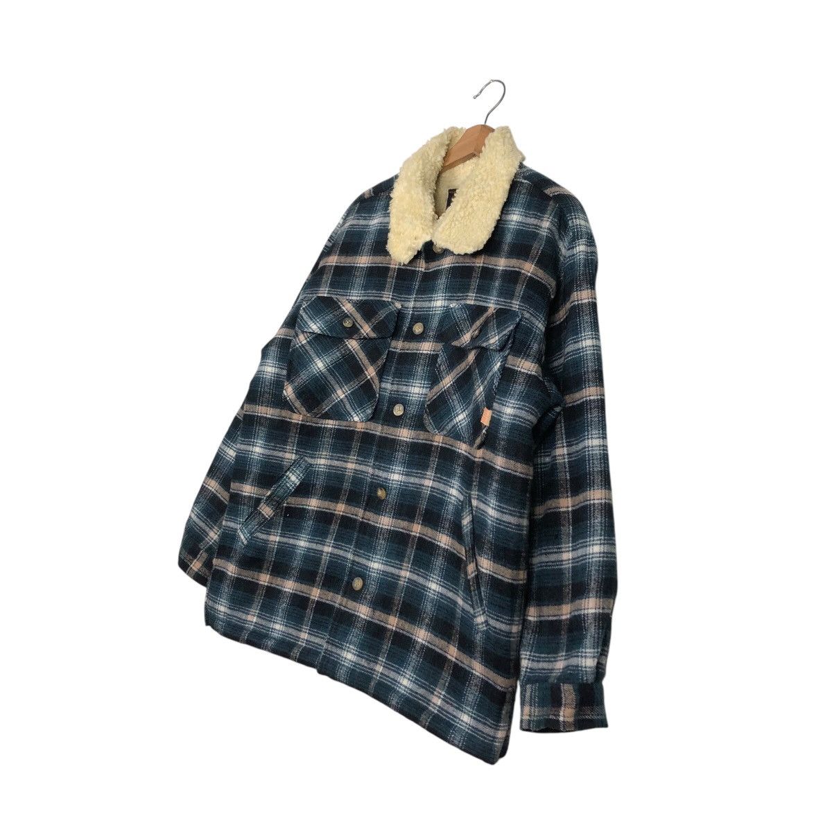 Flannel 📌Vintage Flannel Jacket Cps Tartan Design Blanket Sherpa Size US L / EU 52-54 / 3 - 3 Thumbnail