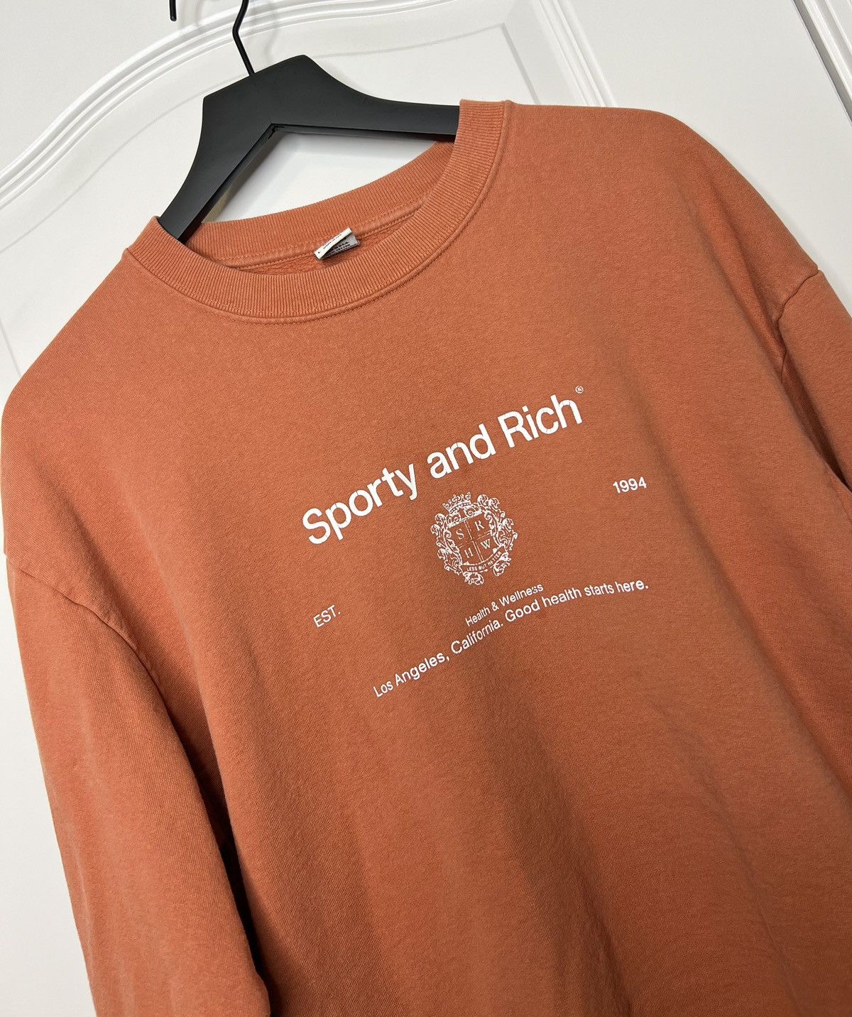 Sporty & Rich Sporty and Rich Health & Wellness Sweatshirt, Size L Size L / US 10 / IT 46 - 4 Thumbnail