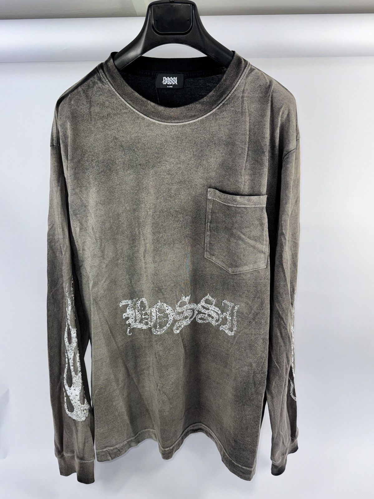 Bossi Sportswear 1 OF 1 RHINESTONE HARLEY DAVIDSON VINTAGE T-SHIRT Size US L / EU 52-54 / 3 - 3 Thumbnail