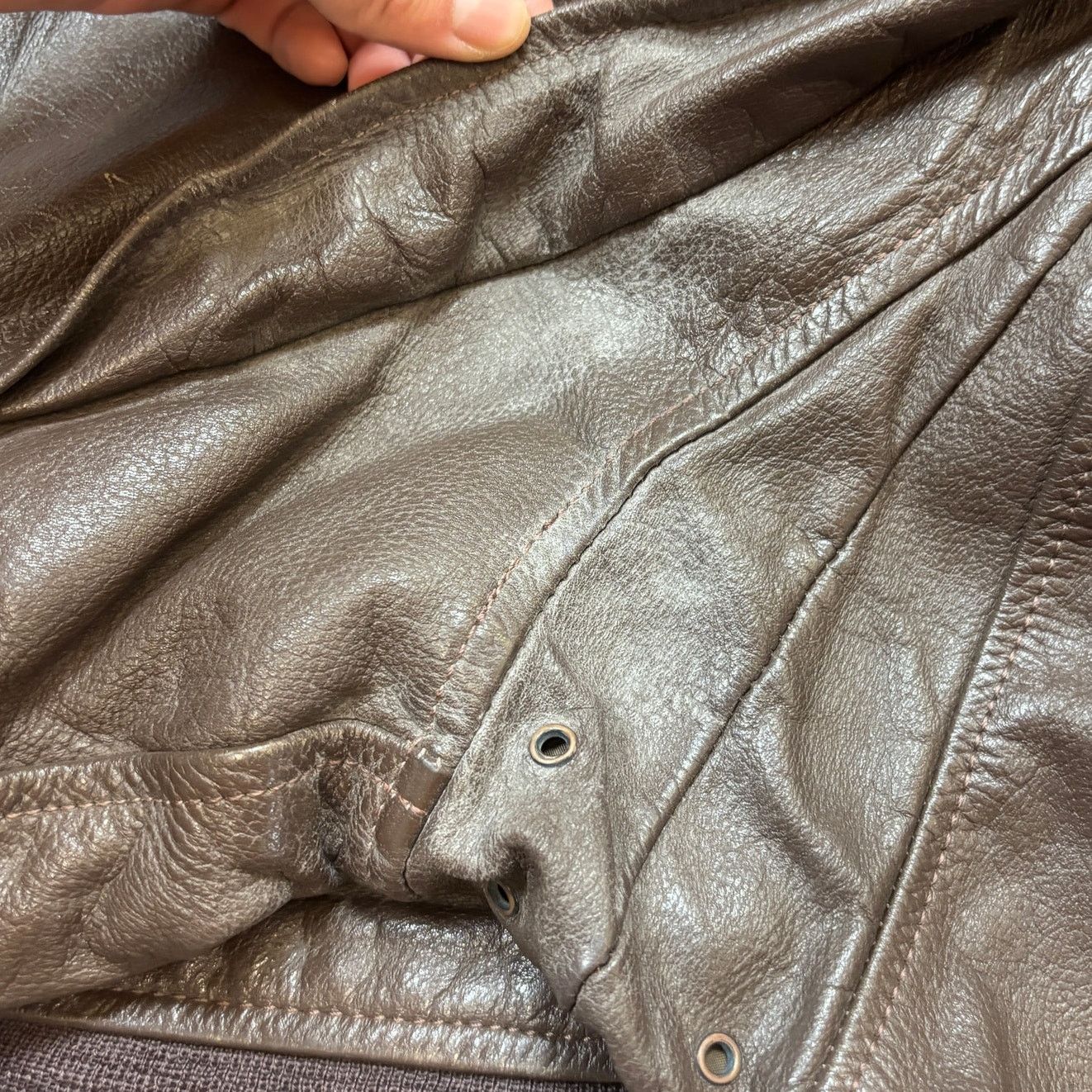 Vintage Vintage 70s G-1 Bomber Military Flight Jacket Mens 42 Serval Size US M / EU 48-50 / 2 - 9 Thumbnail