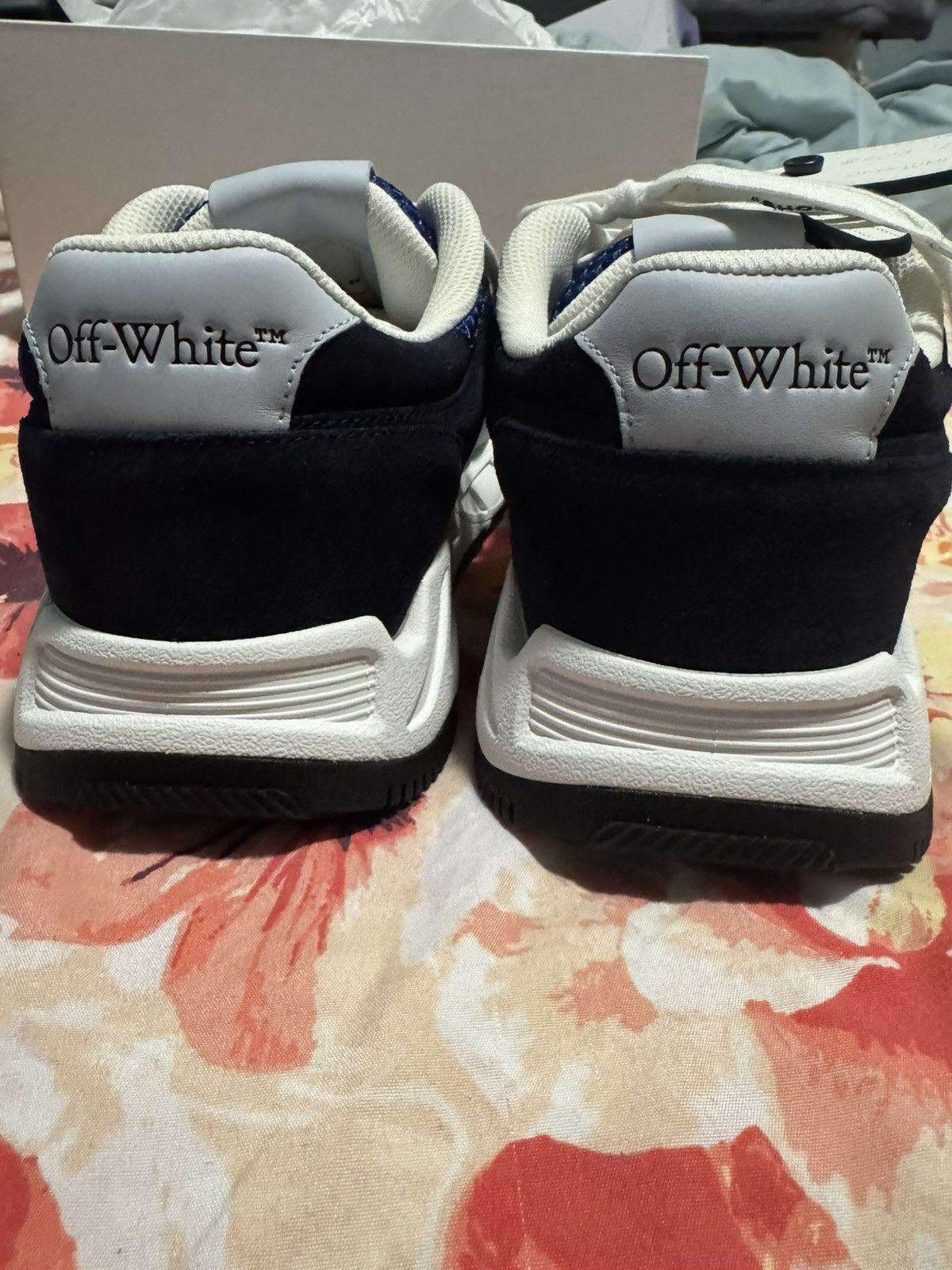Off-White Off-White Kick Off Dark Blue Sneakers Size US 8 / EU 41 - 8 Thumbnail