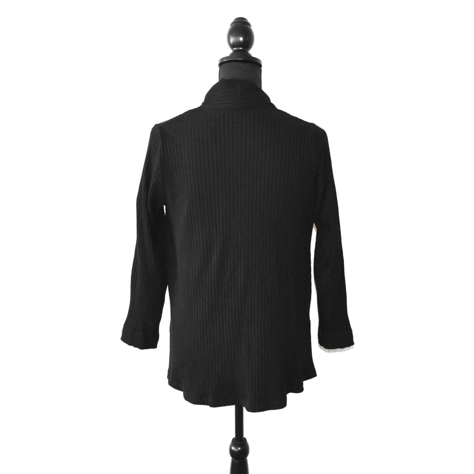 Eileen Fisher EILEEN FISHER Knit Tencel Petite Open Cardigan Sweater Sz PS Size S / US 4 / IT 40 - 3 Thumbnail