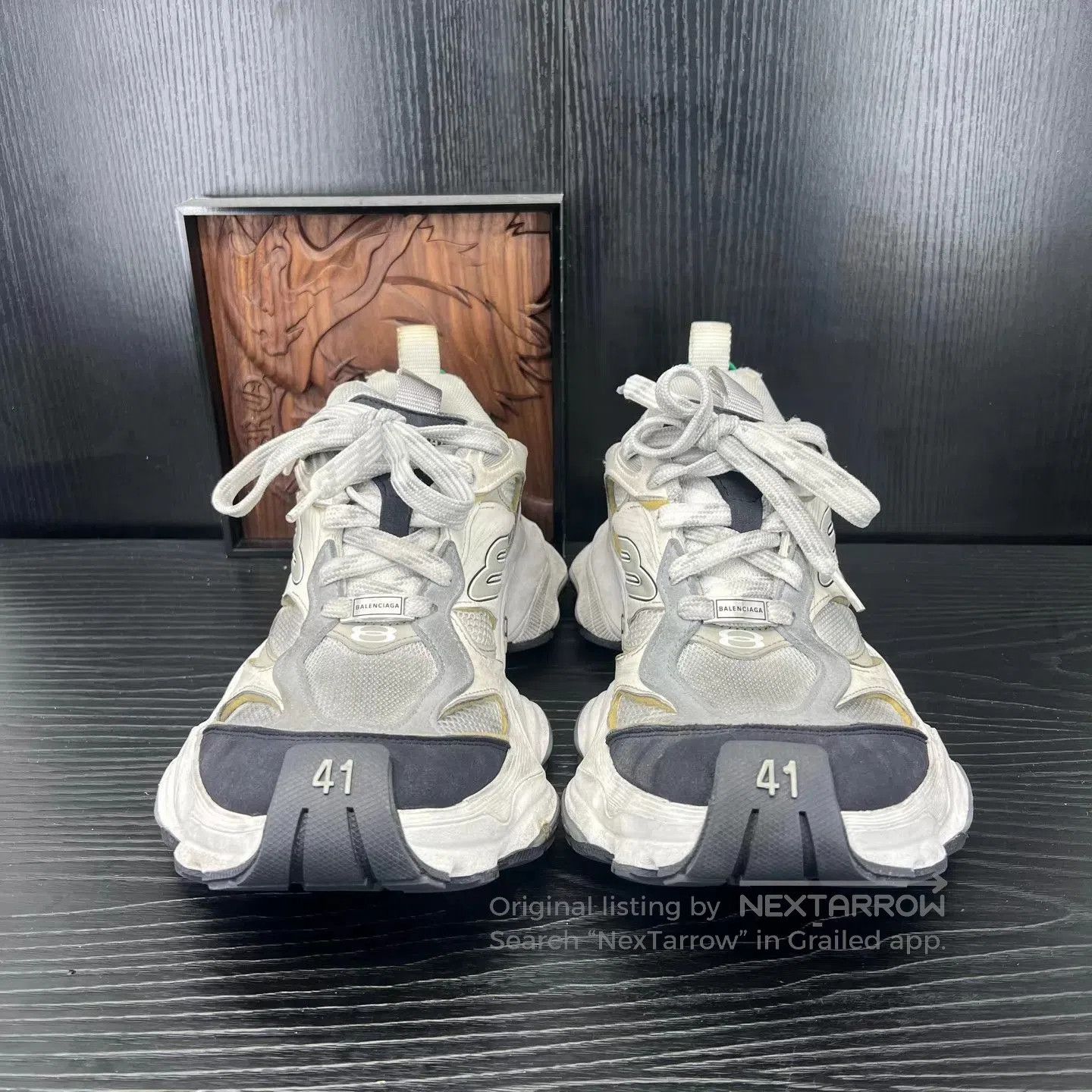 Balenciaga Gray Lowtop Sneakers Size 8. Size US 8 / EU 41 - 8 Thumbnail