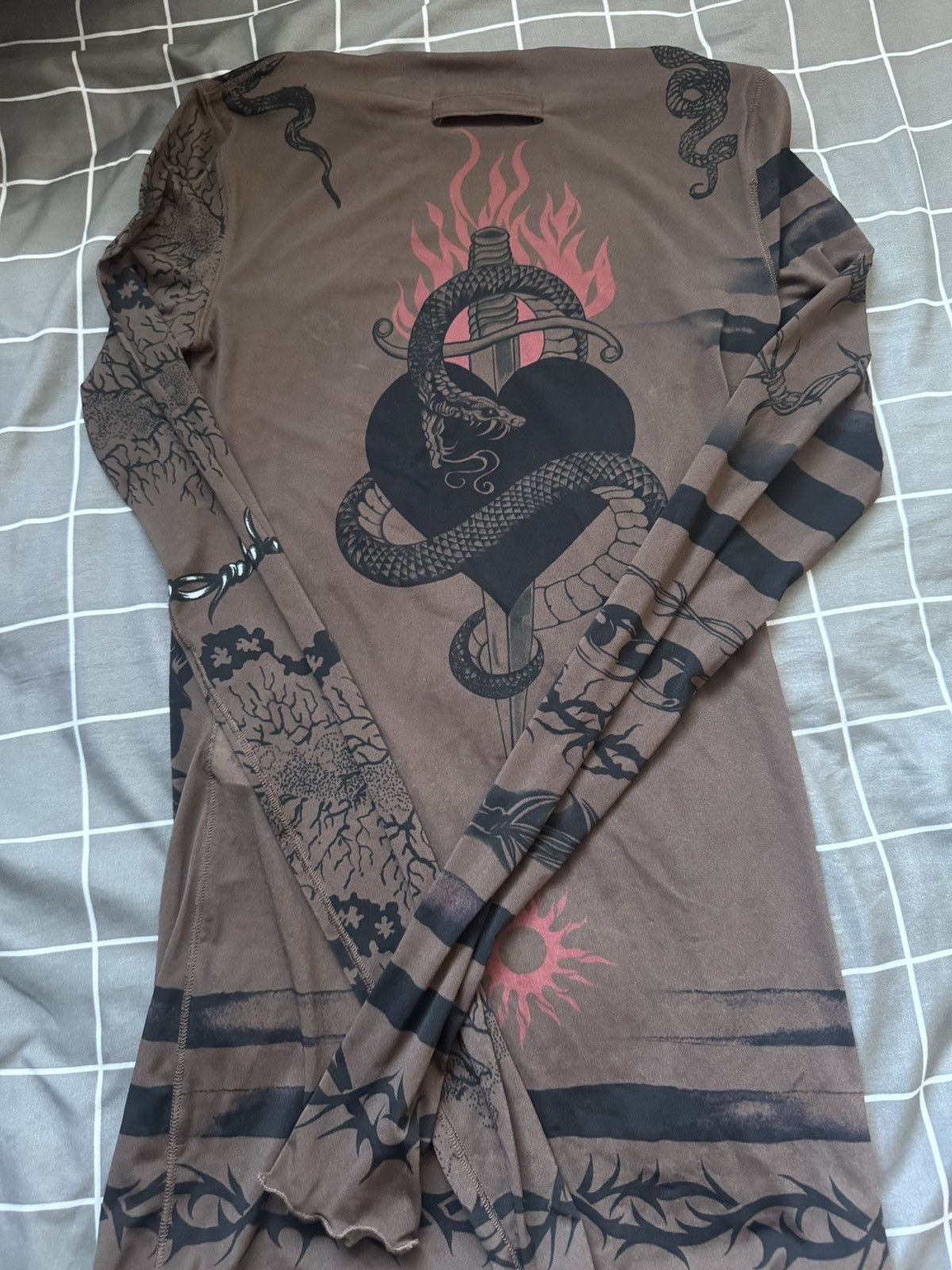 Jean Paul Gaultier Jean Paul Gaultier KNWLS Tattoo Longsleeve Size US XS / EU 42 / 0 - 3 Thumbnail