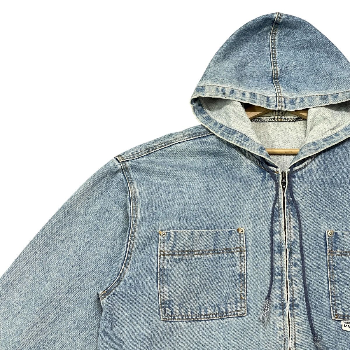 Carhartt Vintage Y2k Maurice Malone Denim Hooded Chore Jacket Hip Hop Size US XL / EU 56 / 4 - 5 Thumbnail