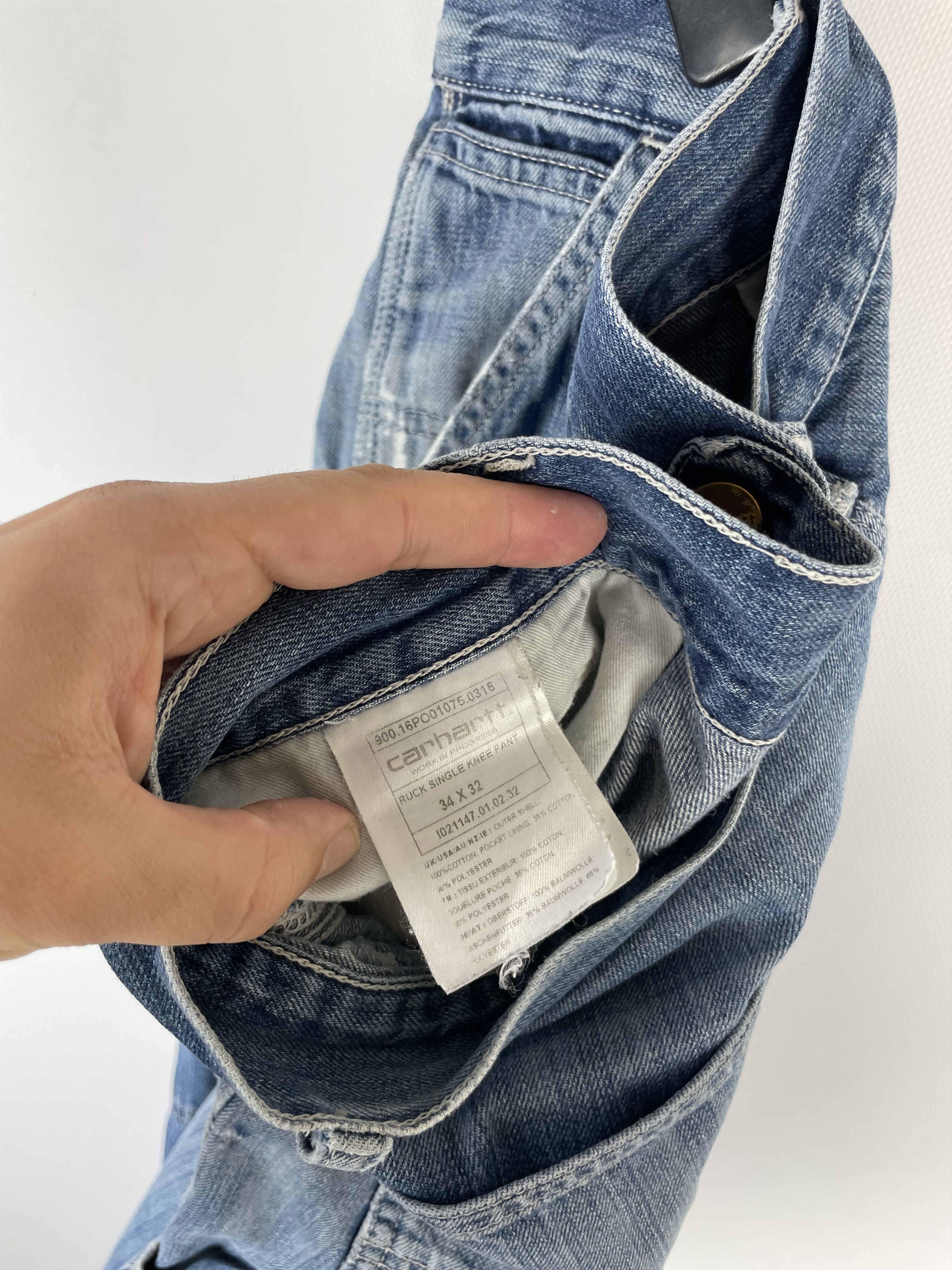 Carhartt Vintage Carhartt Double Knee Denim Pants Size US 34 / EU 50 - 11 Thumbnail