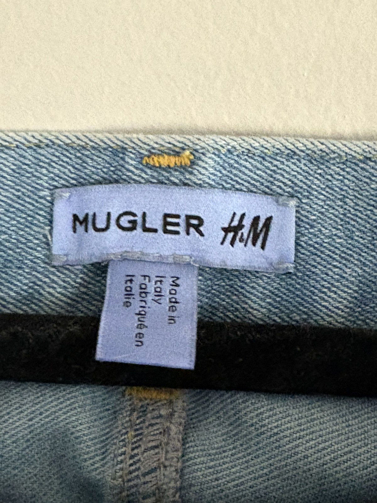 H&M × Mugler H&M x Mugler Denim Jeans Size US 34 / EU 50 - 3 Thumbnail