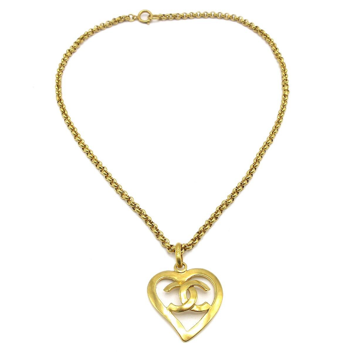 Chanel Chanel CC Heart Pendant Metal Size ONE SIZE - 1 Thumbnail