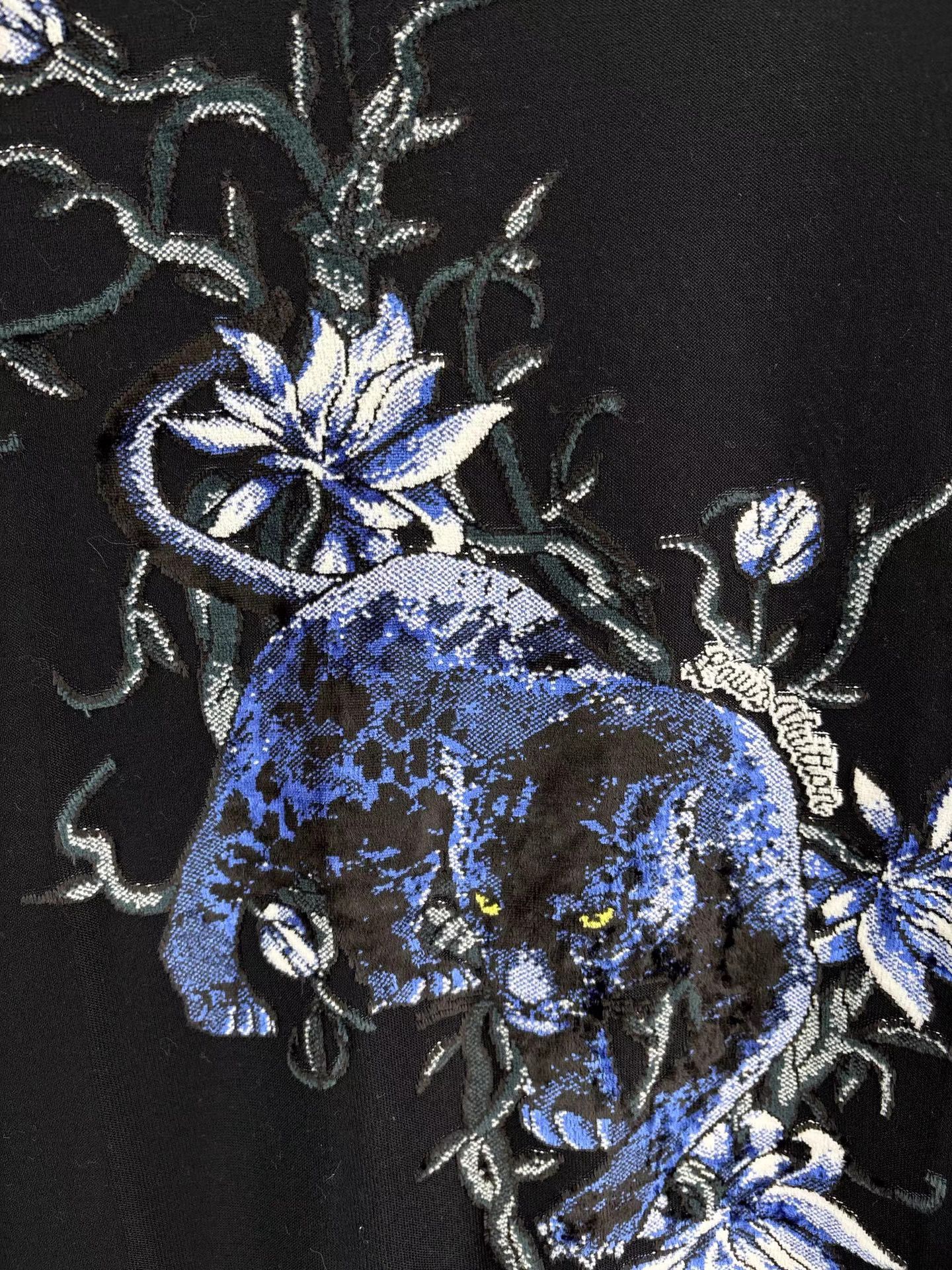 Louis Vuitton LOUIS VUITTON Floral Panther Flocking Short Sleeve K1 Size US XL / EU 56 / 4 - 3 Thumbnail