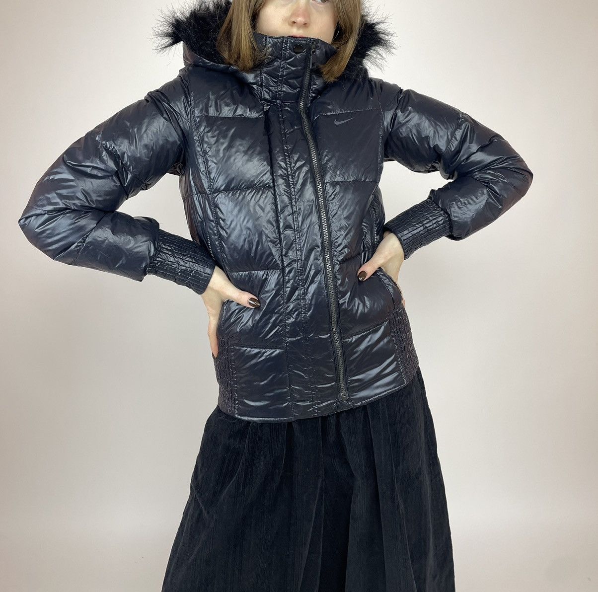 Nike NIKE down Jacket Womens size S Size S / US 4 / IT 40 - 3 Thumbnail