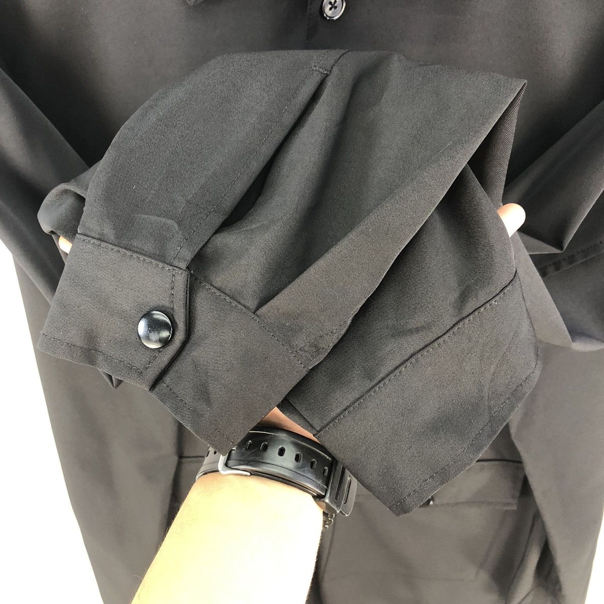 semanticdesign Semanticdesign Cargo Shirt Yohji Style Button Up - Baggy Fit Size US M / EU 48-50 / 2 - 10 Thumbnail