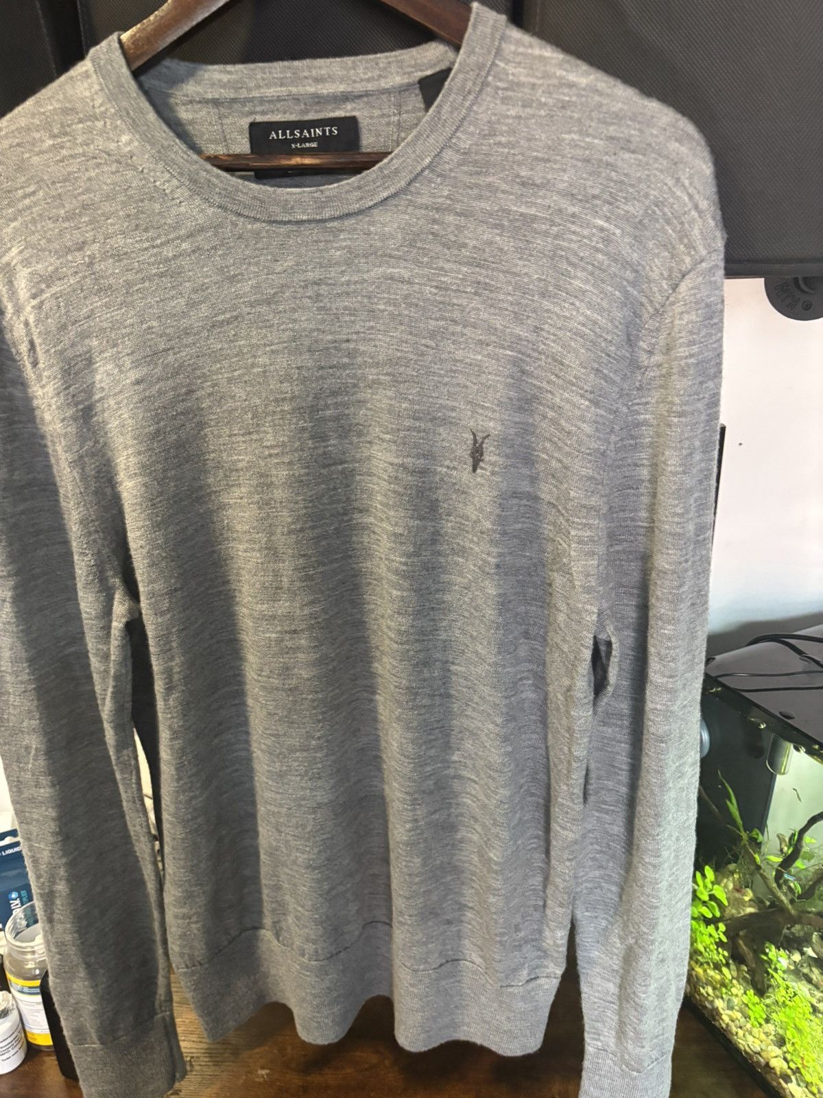 Allsaints Merino Wool Sweater Size US XL / EU 56 / 4 - 3 Thumbnail