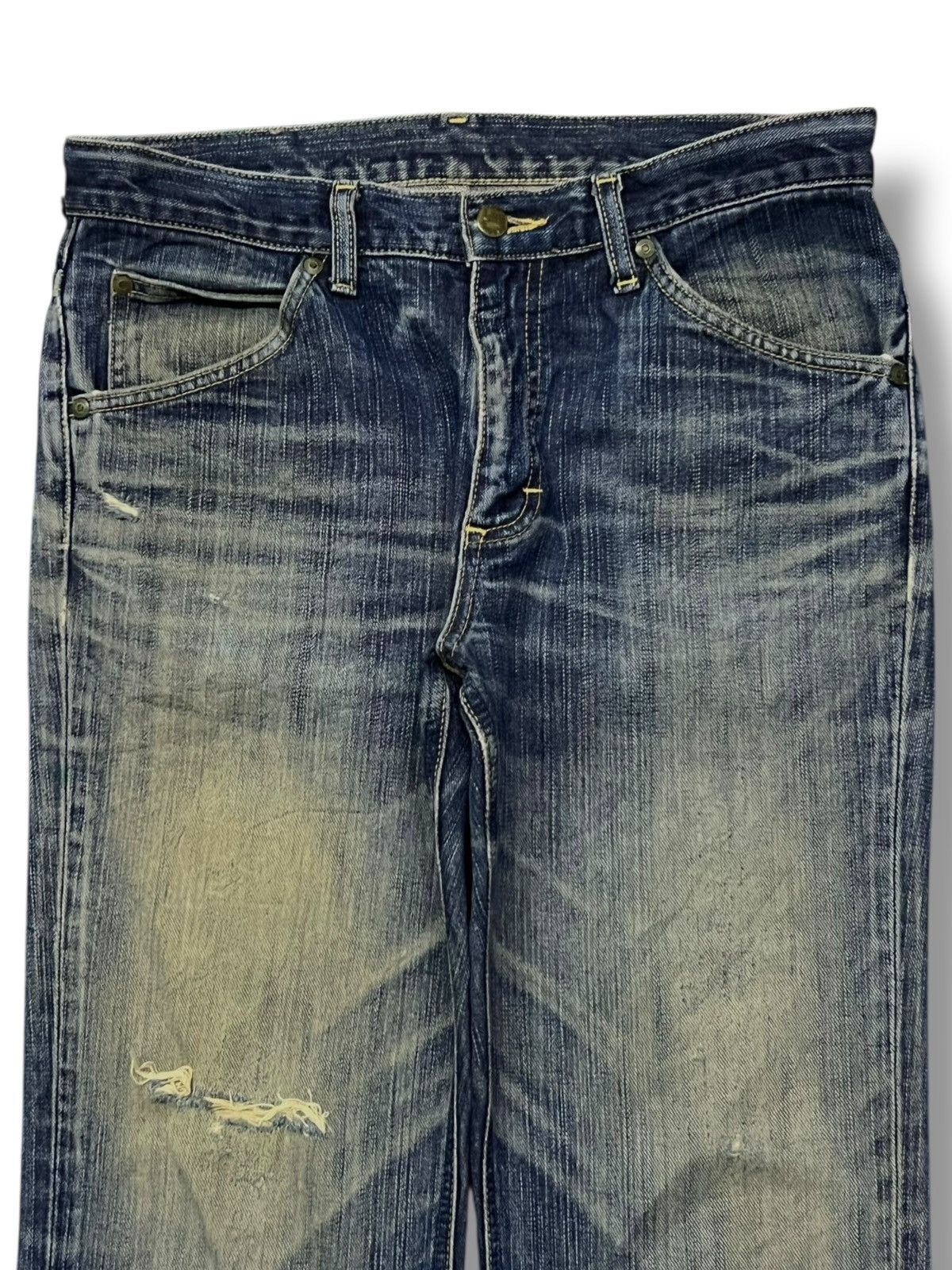 Lee Bootcut Vintage 90s Lee Riders Japan - Faded Mud Wash Jeans Size US 33 - 4 Thumbnail