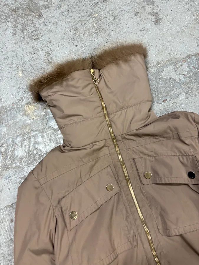 Gucci AW2005 Gucci Fur Collar Beige Jacket Size S / US 4 / IT 40 - 5 Thumbnail