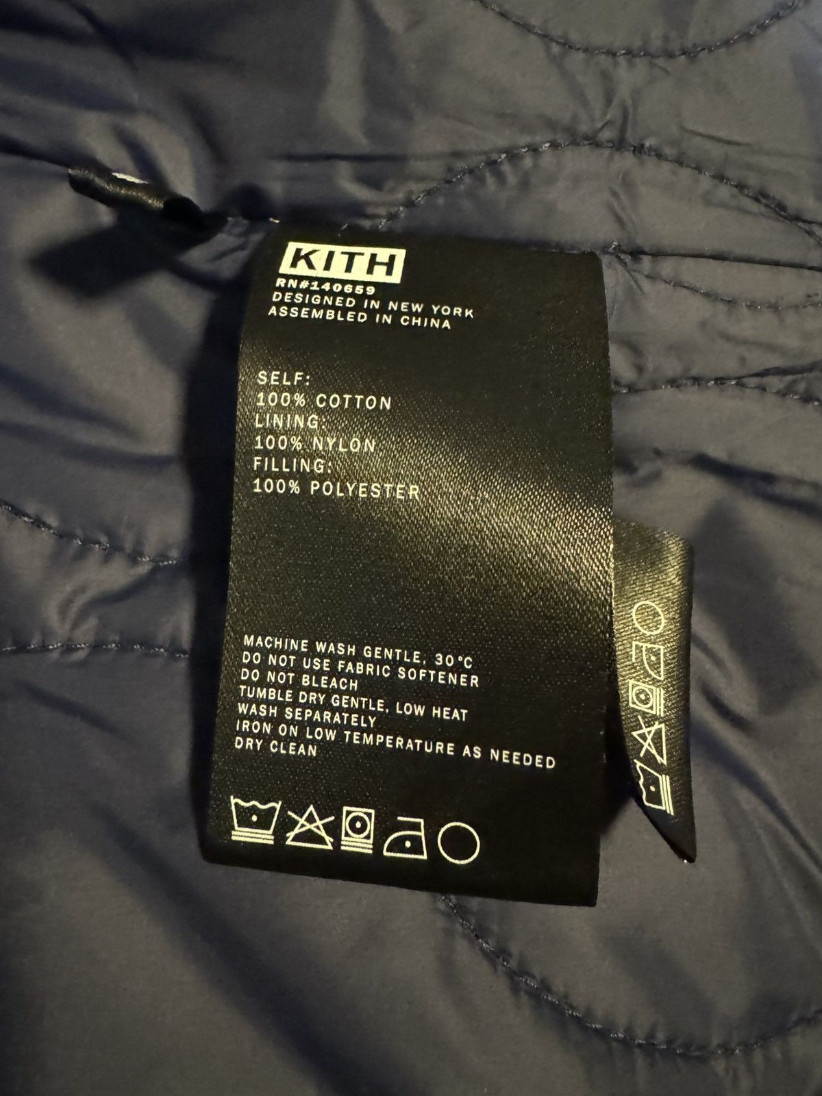 Kith Indigo Winfield Quilted Liner Size US S / EU 44-46 / 1 - 4 Thumbnail