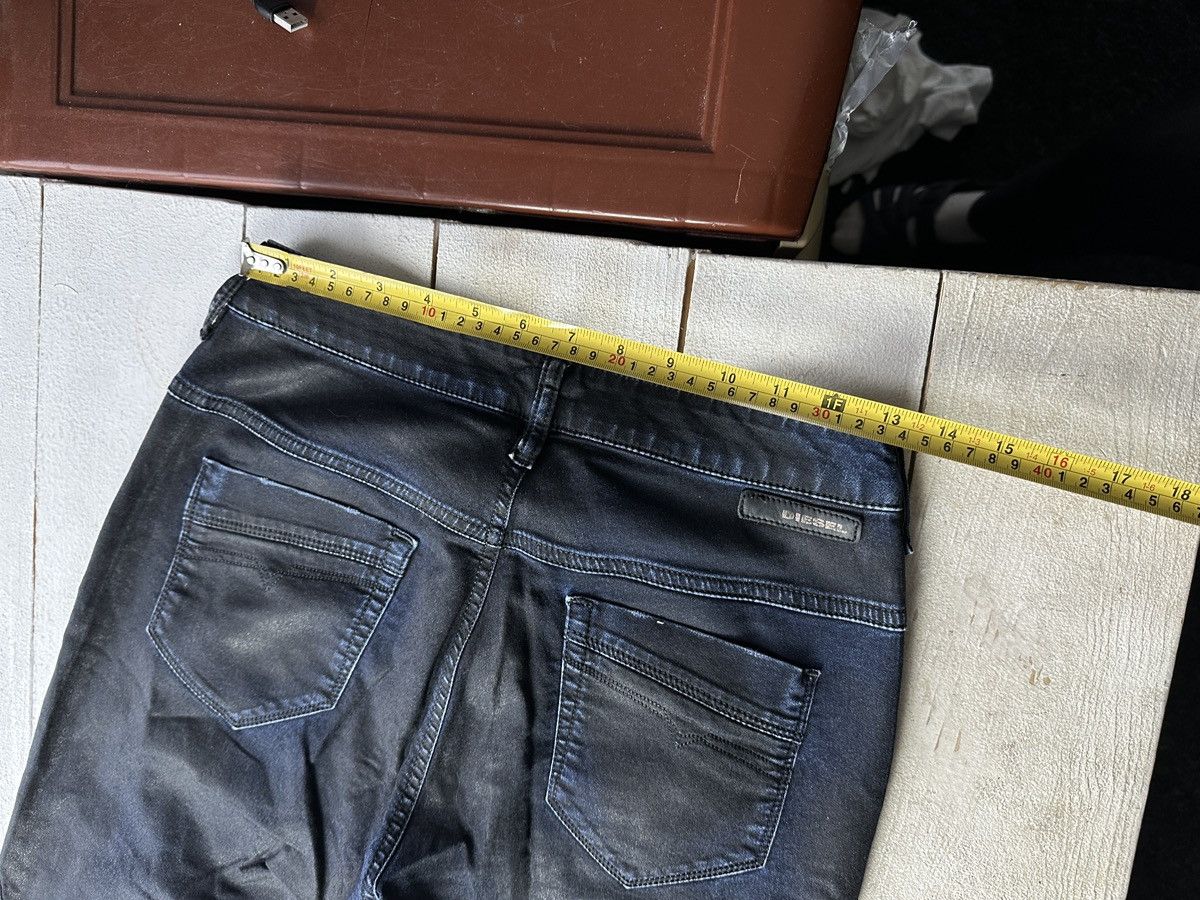Diesel 🚨 DIESEL AVANT GARDE GOTHIC WOMEN JEANS LOGO IFSIXWASNINE Size 25" / US 0 / IT 36 - 13 Thumbnail