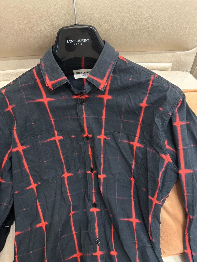 Saint Laurent Paris Saint Laurent Paris size 38 16 FW black and red cross plaid Size US M / EU 48-50 / 2 - 5 Thumbnail