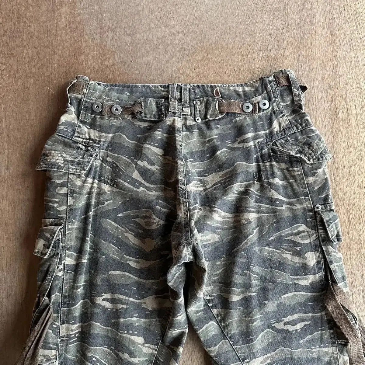 Vintage RARE‼️ W30 L31 FLARE/BOOTCUT Japanese Vtg Bondage Punk Cargo Size US 30 / EU 46 - 13 Thumbnail