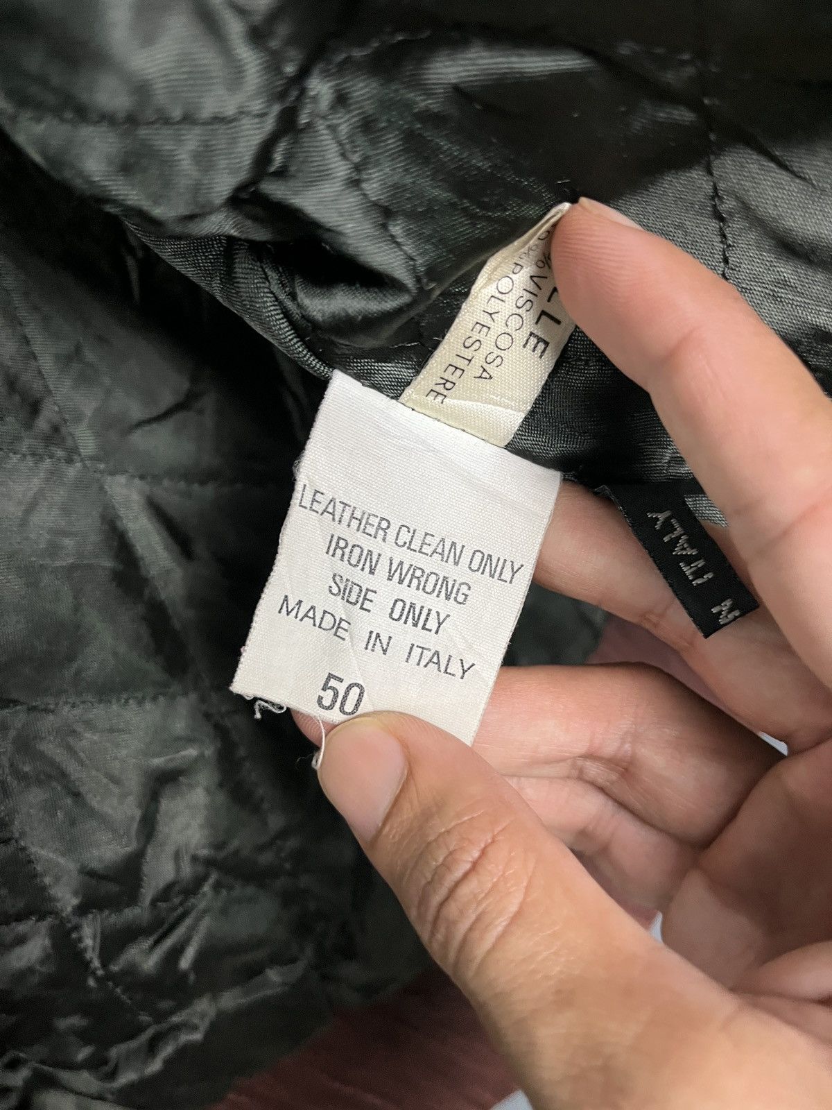 Genuine Leather × Vera Pelle × Vintage Stran Idea Vintage Vera Pelle Made in Italy Size US M / EU 48-50 / 2 - 22 Thumbnail
