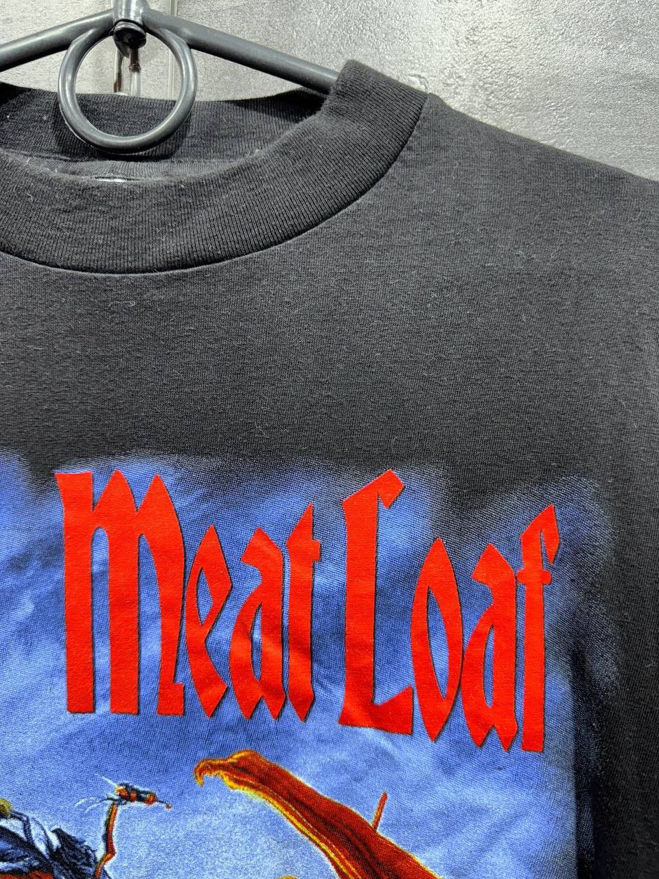 Band Tees Vintage 1993 Meat Loaf Everything Louder World Tour Shirt Size US XL / EU 56 / 4 - 2 Thumbnail