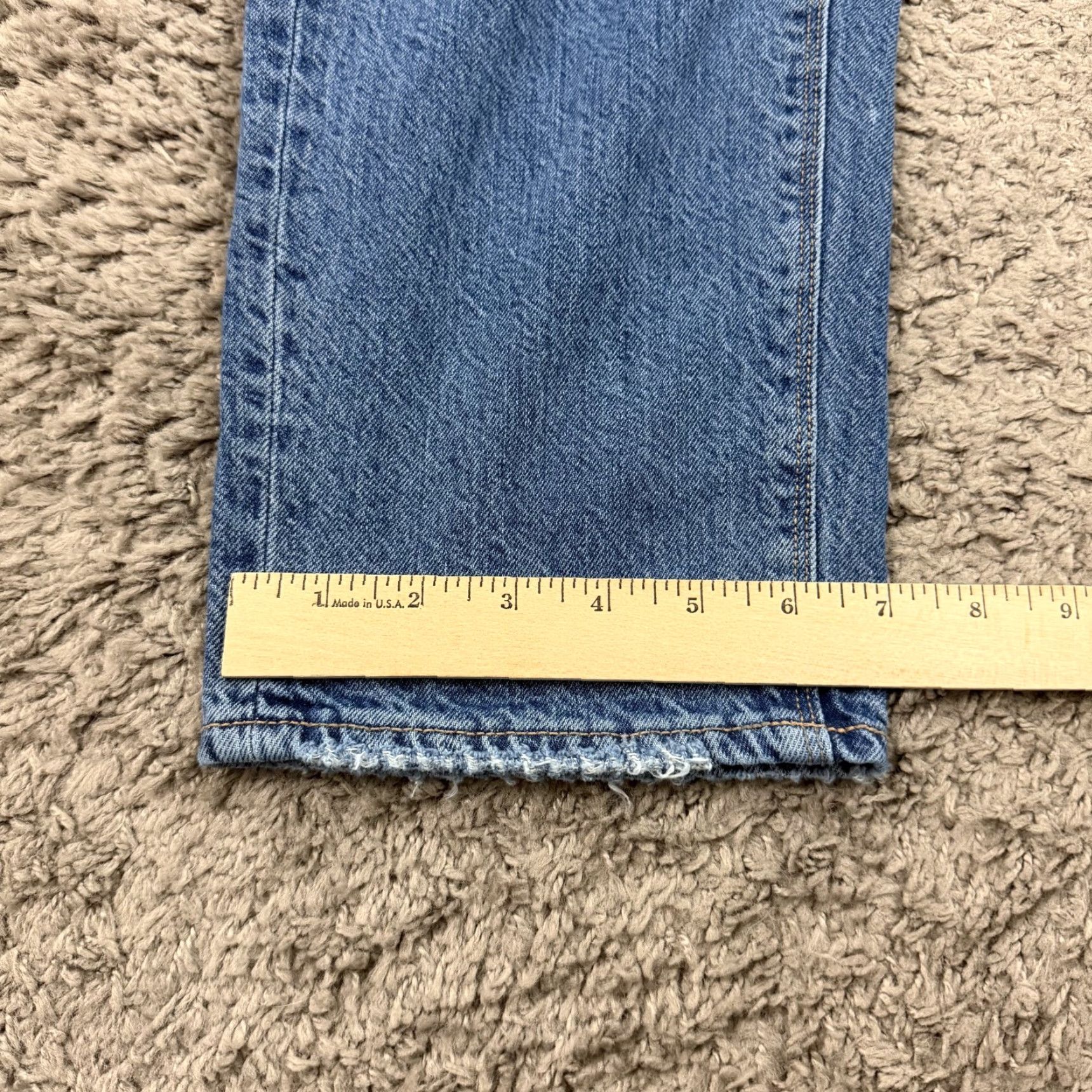 American Eagle Outfitters American Eagle Outfitters Jeans Womens 2 Baggy Mid Rise Straight Distressed Denim 23x31 Jeans Womens Distressed 90s? Size 26" / US 2 / IT 38 - 7 Thumbnail